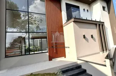 Casa para venda em loteamento caminhos de são conrado (sousas) de 215.00m² com 3 quartos, 3 suites e 4 garagens