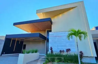 Casa de condomínio para venda em residencial gaivota i de 249.00m² com 4 quartos, 4 suites e 4 garagens