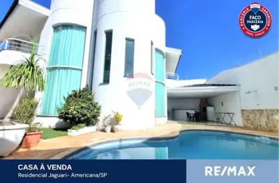 Casa para venda em parque residencial jaguari de 273.00m² com 3 quartos, 2 suites e 4 garagens