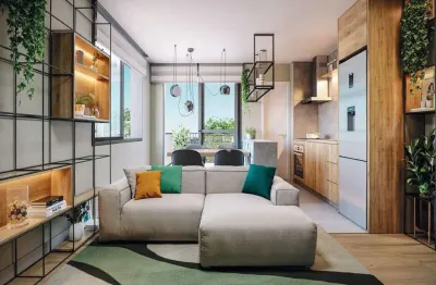 Apartamento para venda em portão de 66.00m² com 2 quartos e 1 suite