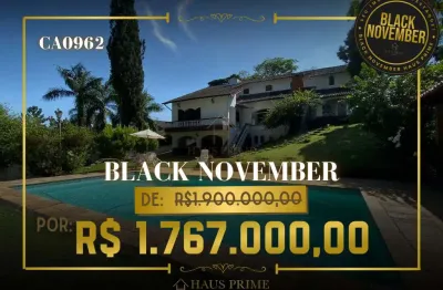 Casa de condomínio para venda em parque dom henrique de 450.00m² com 4 quartos, 2 suites e 6 garagens