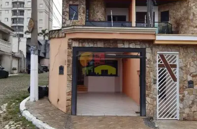 Sobrado para venda em rudge ramos de 217.00m² com 3 quartos, 1 suite e 2 garagens