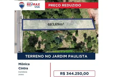 Terreno à venda no Jardim Paulista, Atibaia 