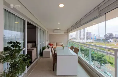 Apartamento para venda em vila mogilar de 125.00m² com 3 quartos, 3 suites e 2 garagens