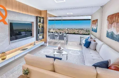 Apartamento para venda em jardim santa clara do lago i de 138.40m² com 3 quartos, 3 suites e 3 garagens