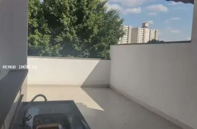 Cobertura para venda em vila homero thon de 86.00m² com 2 quartos e 1 garagem