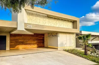 Casa de condomínio para venda em condomínio helvetia park ii de 261.00m² com 4 quartos, 4 suites e 6 garagens