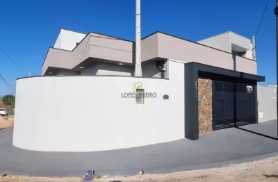 Casa para venda em residencial ouro verde de 103.00m² com 3 quartos, 1 suite e 2 garagens