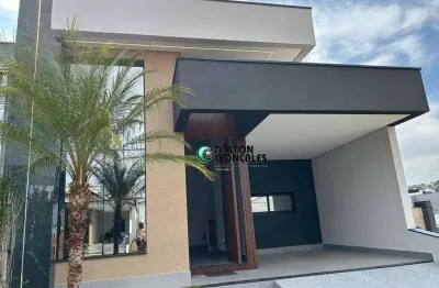 Casa de condomínio para venda em loteamento park gran reserve de 140.00m² com 3 quartos, 3 suites e 2 garagens