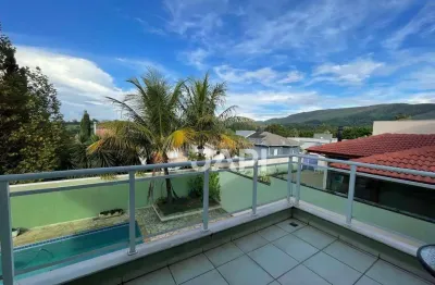 Casa de condomínio para alugar em loteamento reserva da serra de 393.00m² com 4 quartos, 4 suites e 6 garagens