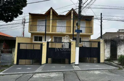 Sobrado para venda em jardim ester yolanda de 168.00m² com 3 quartos, 1 suite e 6 garagens