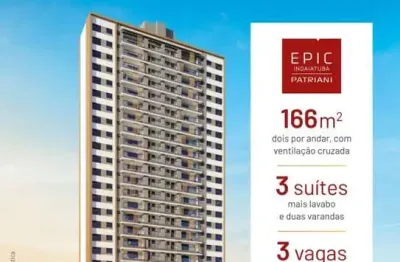 Apartamento para venda em epic de 166.00m² com 3 quartos, 3 suites e 3 garagens