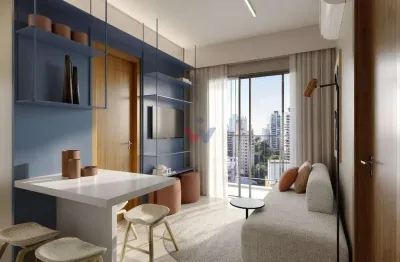 Apartamento para venda em novo mundo de 44.00m² com 2 quartos e 1 garagem