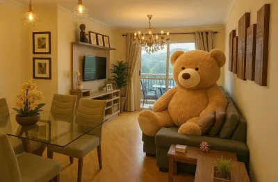 Apartamento para venda em morumbi de 72.00m² com 3 quartos e 2 garagens