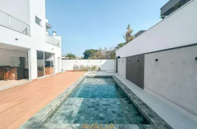 Casa de condomínio para venda em chácara areal de 376.00m² com 4 quartos e 4 suites