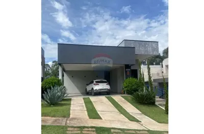 Casa de condomínio para venda em residencial ibi-aram ii de 237.00m² com 3 quartos, 3 suites e 4 garagens