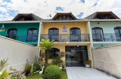 Sobrado para venda em pineville de 175.00m² com 3 quartos, 1 suite e 1 garagem