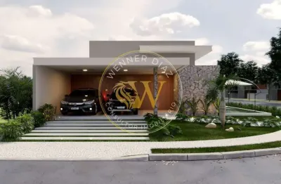 Casa para venda em botanic residence de 250.00m² com 3 quartos, 3 suites e 4 garagens