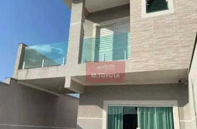 Sobrado para venda em jardim monte carmelo de 125.00m² com 3 quartos, 1 suite e 2 garagens