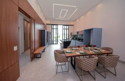 Casa de condomínio para venda em condomínio dona lucilla de 222.00m² com 3 quartos, 3 suites e 4 garagens