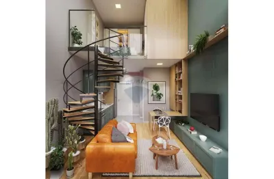 Apartamento para venda em água verde de 37.84m² com 1 quarto e 1 suite