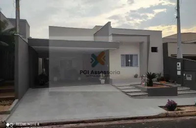 Casa de condomínio para venda em residencial machado i de 130.00m² com 2 quartos, 1 suite e 2 garagens