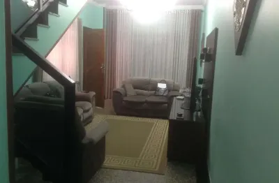 Sobrado para venda em parque das paineiras de 221.00m² com 3 quartos, 1 suite e 2 garagens