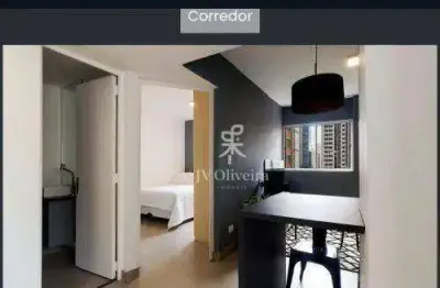 Apartamento para alugar em itaim bibi de 40.00m² com 1 quarto, 1 suite e 1 garagem