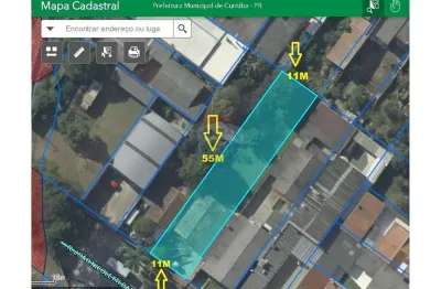 Terreno à venda na Rua João Nicoletti Daros, 219, Xaxim, Curitiba