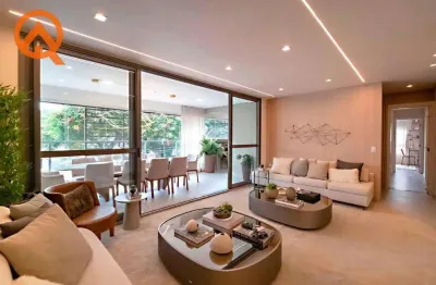 Apartamento para venda em cambuí de 161.00m² com 4 quartos, 2 suites e 3 garagens