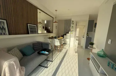 Casa de condomínio para venda em jardim dos pereiras (caucaia do alto) de 45.00m² com 2 quartos e 1 garagem