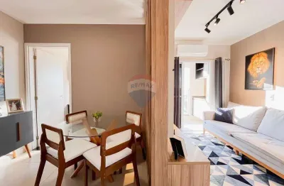 Apartamento para venda em jardim americano de 57.00m² com 2 quartos, 1 suite e 1 garagem