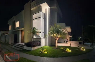 Casa de condomínio para venda em chácara areal de 285.00m² com 3 quartos, 3 suites e 4 garagens