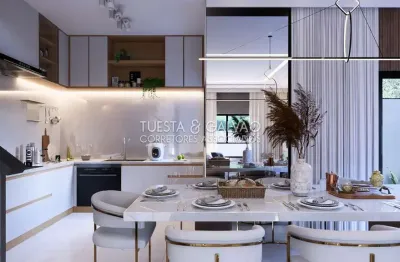 Casa de condomínio para venda em água verde de 125.00m² com 3 quartos, 1 suite e 2 garagens