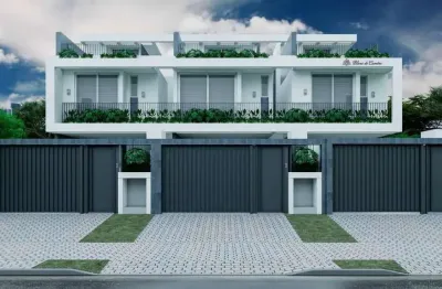 Sobrado para venda em hugo lange de 145.00m² com 3 quartos, 3 suites e 4 garagens