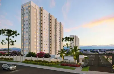 Apartamento para venda em pinheirinho de 36.00m² com 2 quartos e 1 garagem