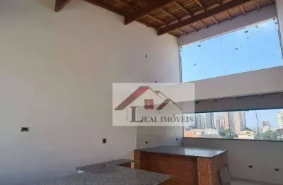 Cobertura para venda em campestre de 107.00m² com 3 quartos, 1 suite e 5 garagens