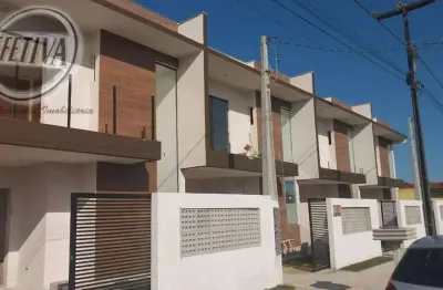 Sobrado para venda em guaratuba de 97.00m² com 3 quartos, 1 suite e 1 garagem