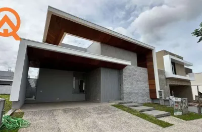 Casa de condomínio para venda em santorini residencial club de 211.78m² com 4 quartos, 4 suites e 4 garagens