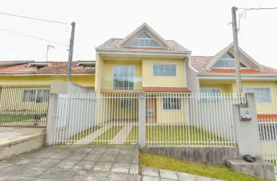 Sobrado para venda em abranches de 131.00m² com 3 quartos, 1 suite e 2 garagens