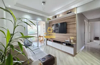 Apartamento para venda em vila augusta de 75.00m² com 3 quartos, 1 suite e 2 garagens