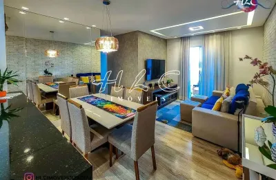 Apartamento para venda em vila das hortências de 83.00m² com 3 quartos, 1 suite e 2 garagens