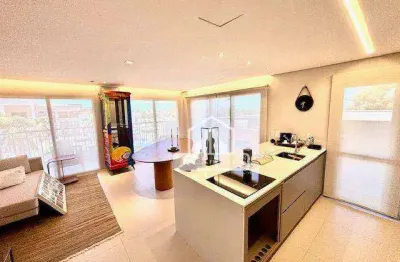 Cobertura para alugar em jardim vivendas de 113.00m² com 2 quartos, 1 suite e 2 garagens