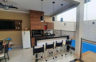 Casa para venda em residencial greenville de 185.00m² com 3 quartos, 1 suite e 2 garagens