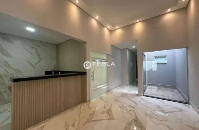 Casa para venda em jardim terramérica iii de 124.00m² com 3 quartos, 1 suite e 2 garagens