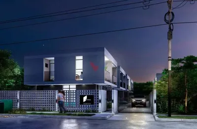 Sobrado para venda em matinhos de 62.00m² com 1 quarto e 1 suite