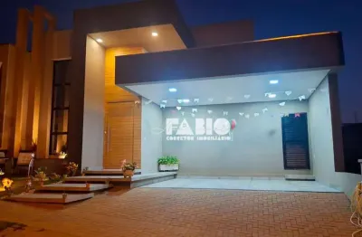 Casa de condomínio para venda em residencial maria julia de 253.00m² com 3 quartos, 1 suite e 2 garagens