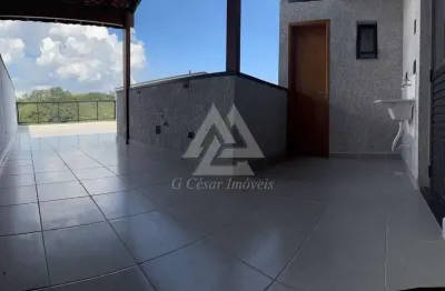 Cobertura para venda em vila guaraciaba de 106.00m² com 2 quartos, 1 suite e 1 garagem