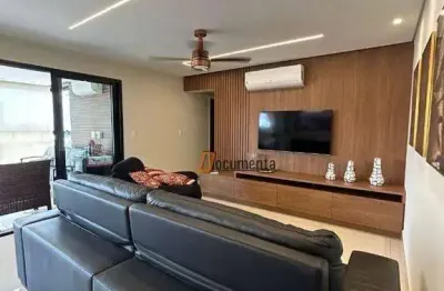 Apartamento para venda em vila mendonça de 142.00m² com 3 quartos, 3 suites e 3 garagens