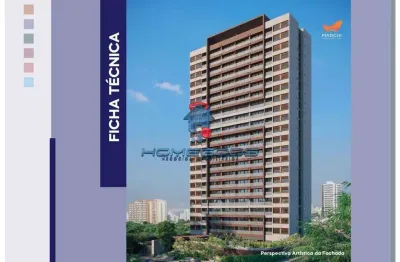 Apartamento para venda em parque industrial de 36.00m² com 1 quarto, 1 suite e 1 garagem